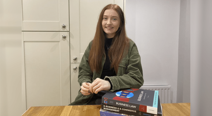 After feeling like she chosen the wrong subjects for her A Levels, Alice Day (22) from Bangor left Glenlola Collegiate School Bangor and came to SERC where she began studying a Level 3 BTEC in Business Studies